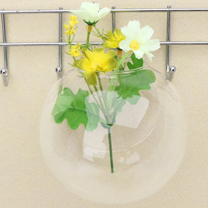 Glass Wall Hanging Flower Pot