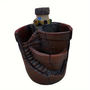 Figurine Resin Flower Pot