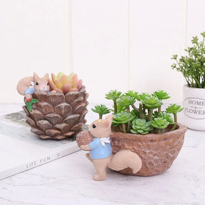 Cartoon Succulent Flower Pot